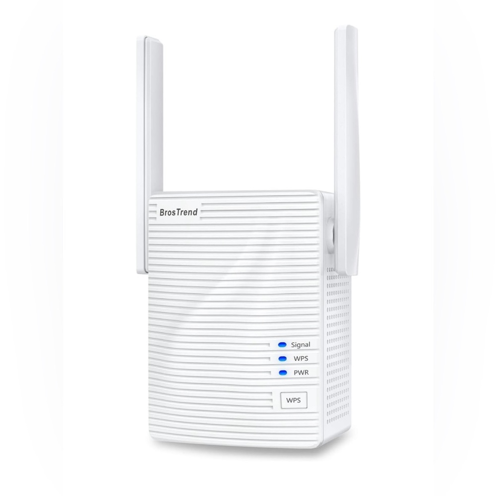 BrosTrend WiFi Extender AC1200 WiFi Booster and Signal Amplifier, 1200Mbps Dual